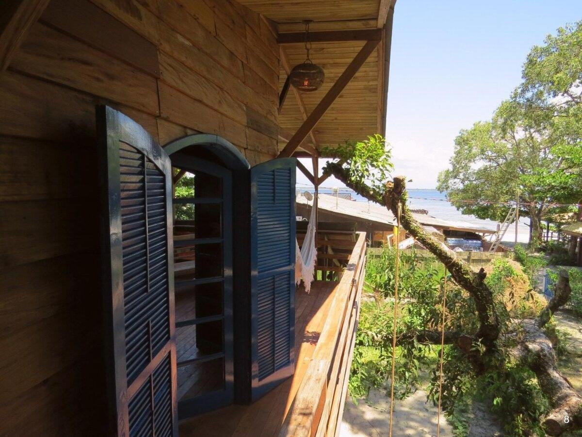 Casa Estilosa E Rustica Com Vista Para O Por Do Sol Da Ilha Do Mel! Esterno foto