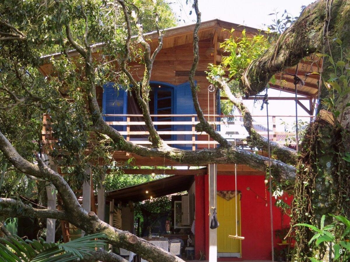 Casa Estilosa E Rustica Com Vista Para O Por Do Sol Da Ilha Do Mel! Esterno foto